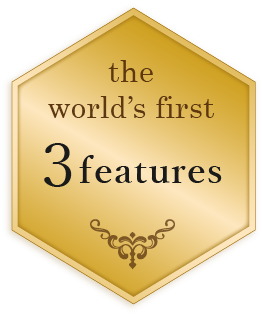 the world’s first 3 features